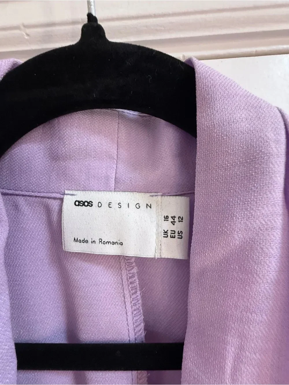 NWT ASOS V-Neck Dolman Sleeve Maxi Dress Lilac